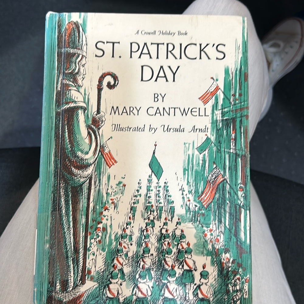 Vintage St Patrick’s Day book discarded from library